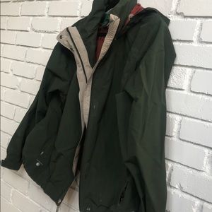 Warm women’s olive  L.L. Bean jacket